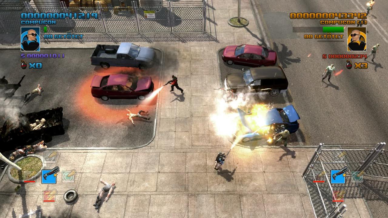 [02/08/2013] Narco Terror - In diesem kürzlich veröffentlichten Twin-Stick-Shooter von Deep Silver ballert ihr euch zu zweit im Kampf gegen die Drogenmafia durch Horden von Gegnern. Es ist simpel, es macht Spaß.