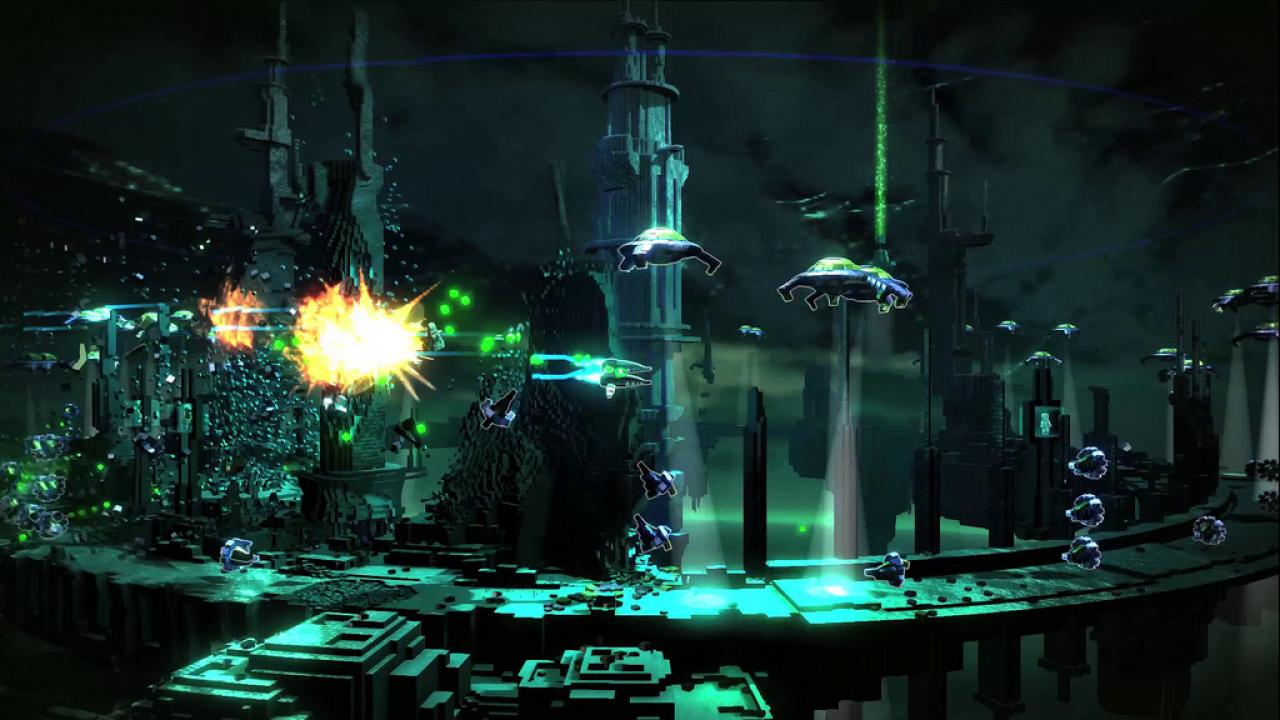 [21/08/2013] Der PS4-Launchtitel Resogun (2013) begeistert mit brillanten Effekten.