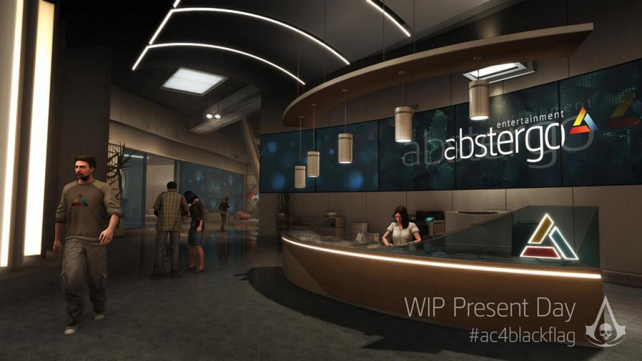 Die Büroräume von Abstergo Industries