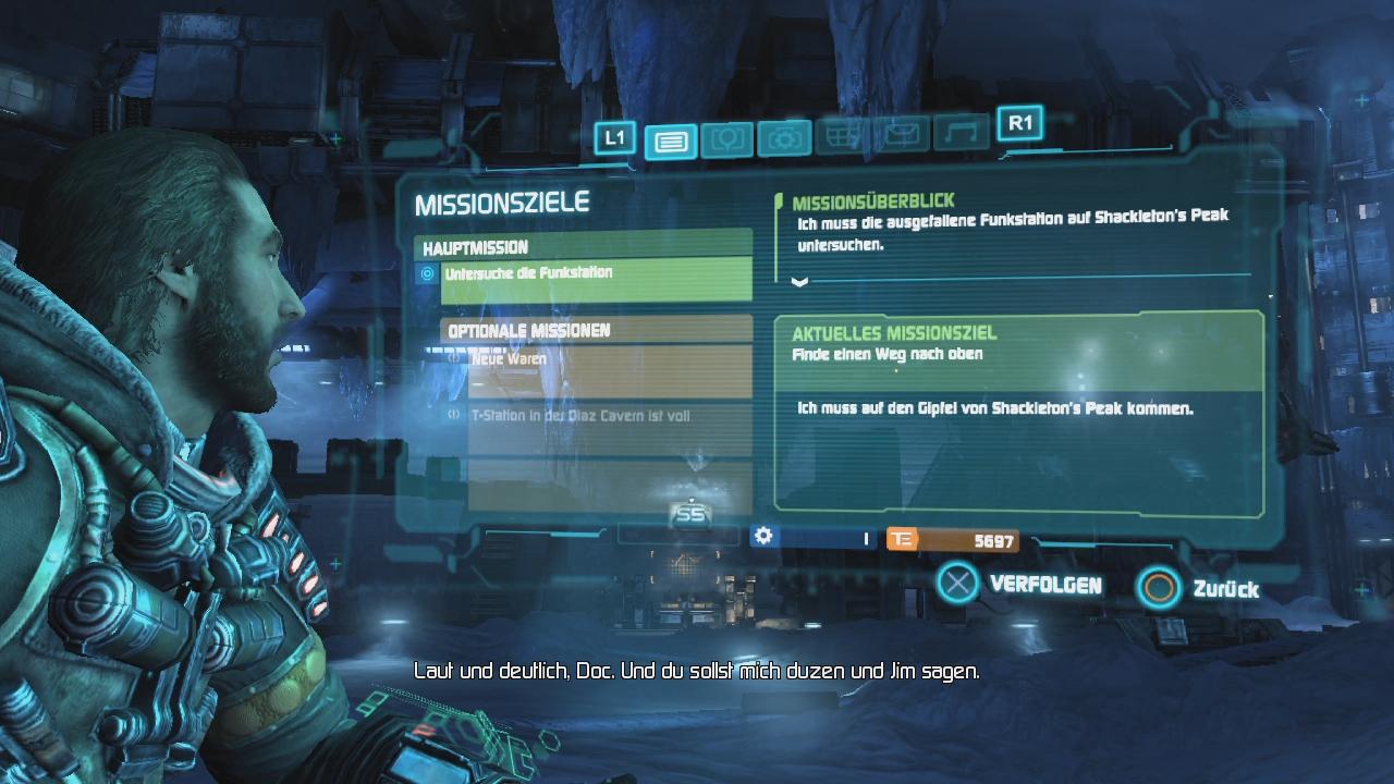 [26/08/2013] Lost Planet 3 im Test: Questlog - Im Menü könnt ihr aus zahlreichen Nebenmissionen auswählen. Leider wiederholen sich einige sehr oft.
