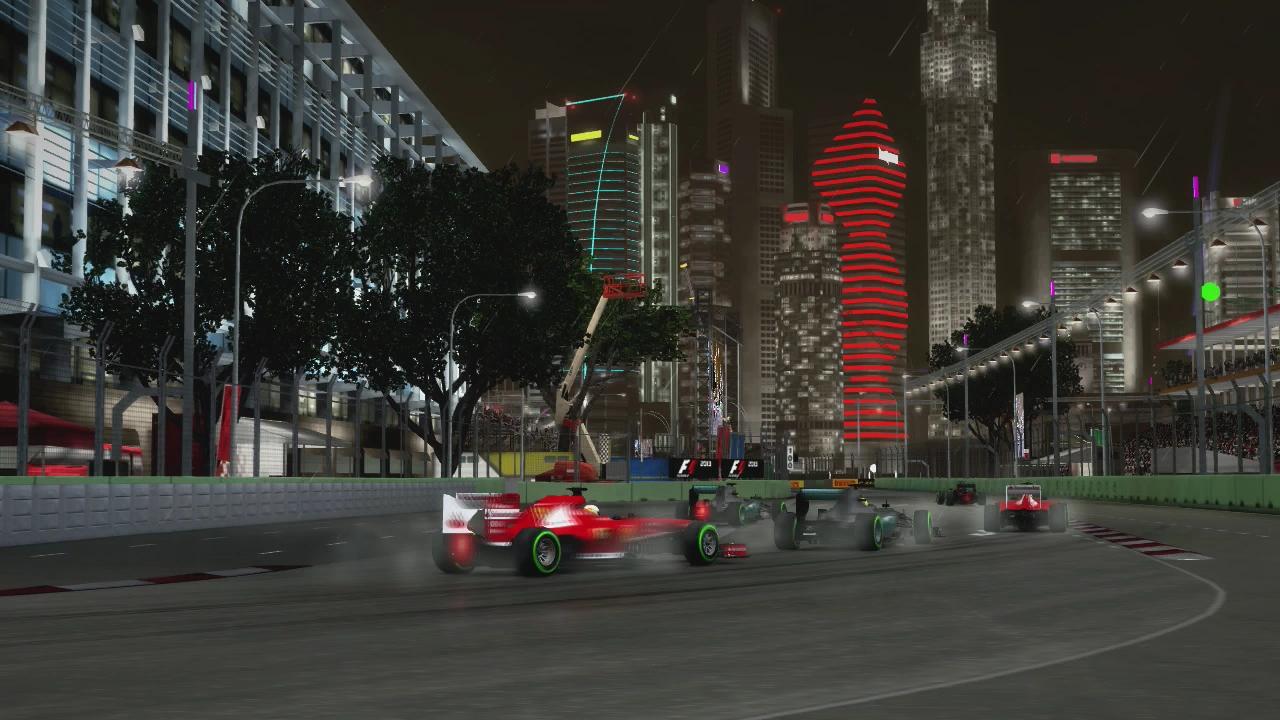 [30/09/2013] Beeindruckend: Das Nachtrennen in Singapur ist ein absolutes Highlight und läuft in F1 2013 auch jederzeit flüssig. Sehr schön!