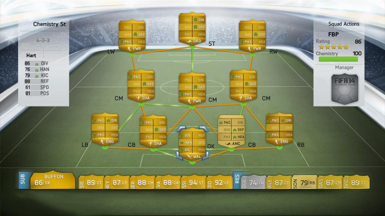 [26/09/2013] FIFA 14 - Offizielle Screenshots zum Ultimate Team zeigen Aufstellung, Attribute, Taktik und mehr (3)