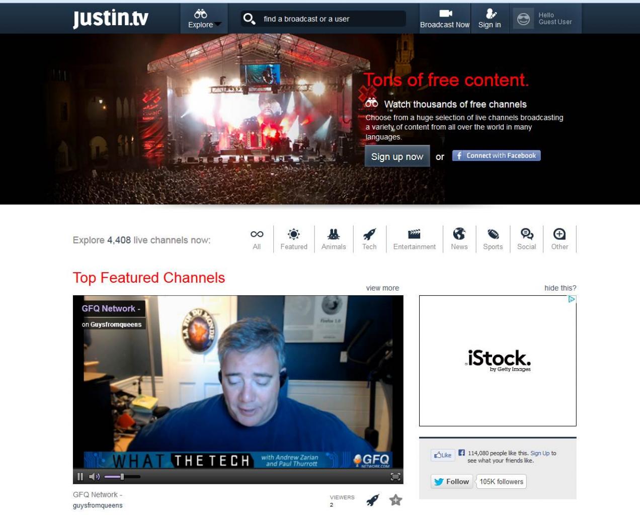 [20/09/2013] Streams jeglicher Art: Justin.tv