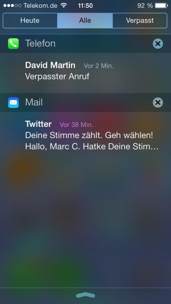 [20/09/2013] iOS7 im Test: Das Kontrollzentrum im Overview. (2)