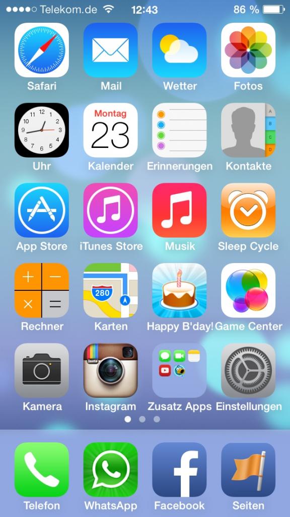 [23/09/2013] iOS7: Fette Schriftart vs. dünne Schriftart. (1)