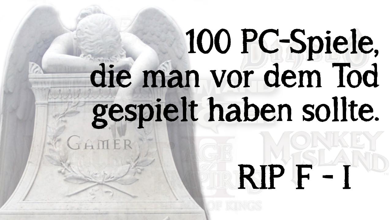 [07/10/2013] Im vierten Teil unserer Video-Special-Reihe zu den 100 PC-Spielen, die man vor dem Tod gespielt haben sollte, arbeiten wir uns von F wie Final Fantasy vor bis I wie Indiana Jones.