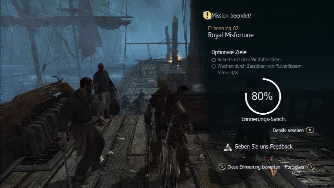 [31/10/2013] Assassin's Creed 4 - Sequenz 12 - Erinnerung 2