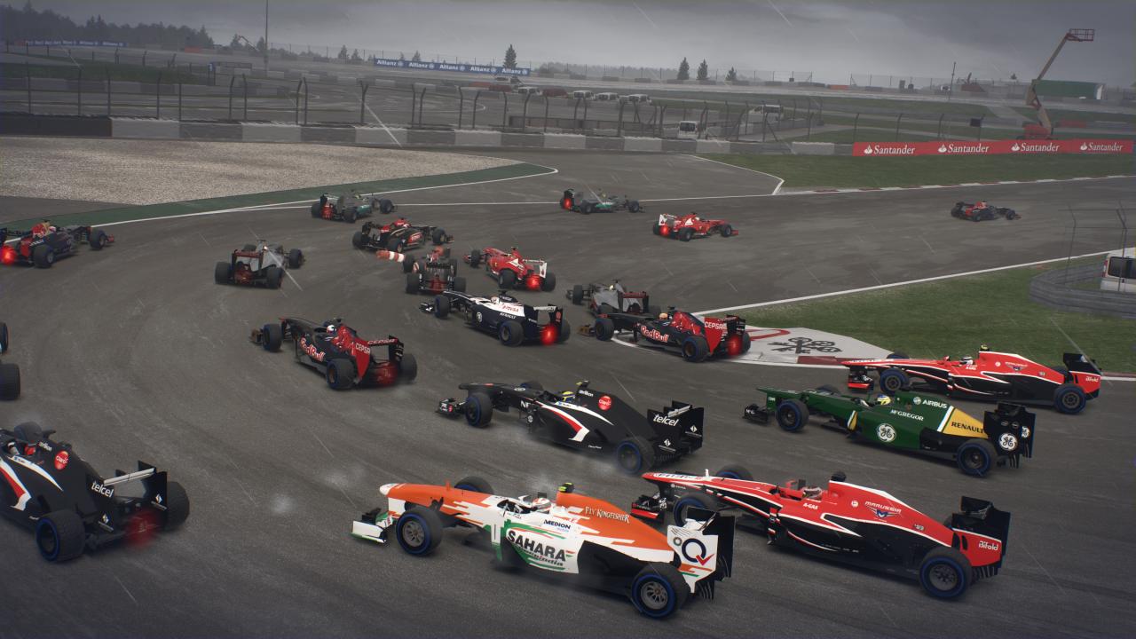 [07/10/2013] In einigen Spielen ist die Werbung obligatorisch, denn sie dient der Vermittlung von Realität. Dazu zählt zum Beispiel F1 2013 als Vertreter des Rennspielgenres. Aber auch bei Fußballspielen wie die FIFA-Reihe verhält es sich so.