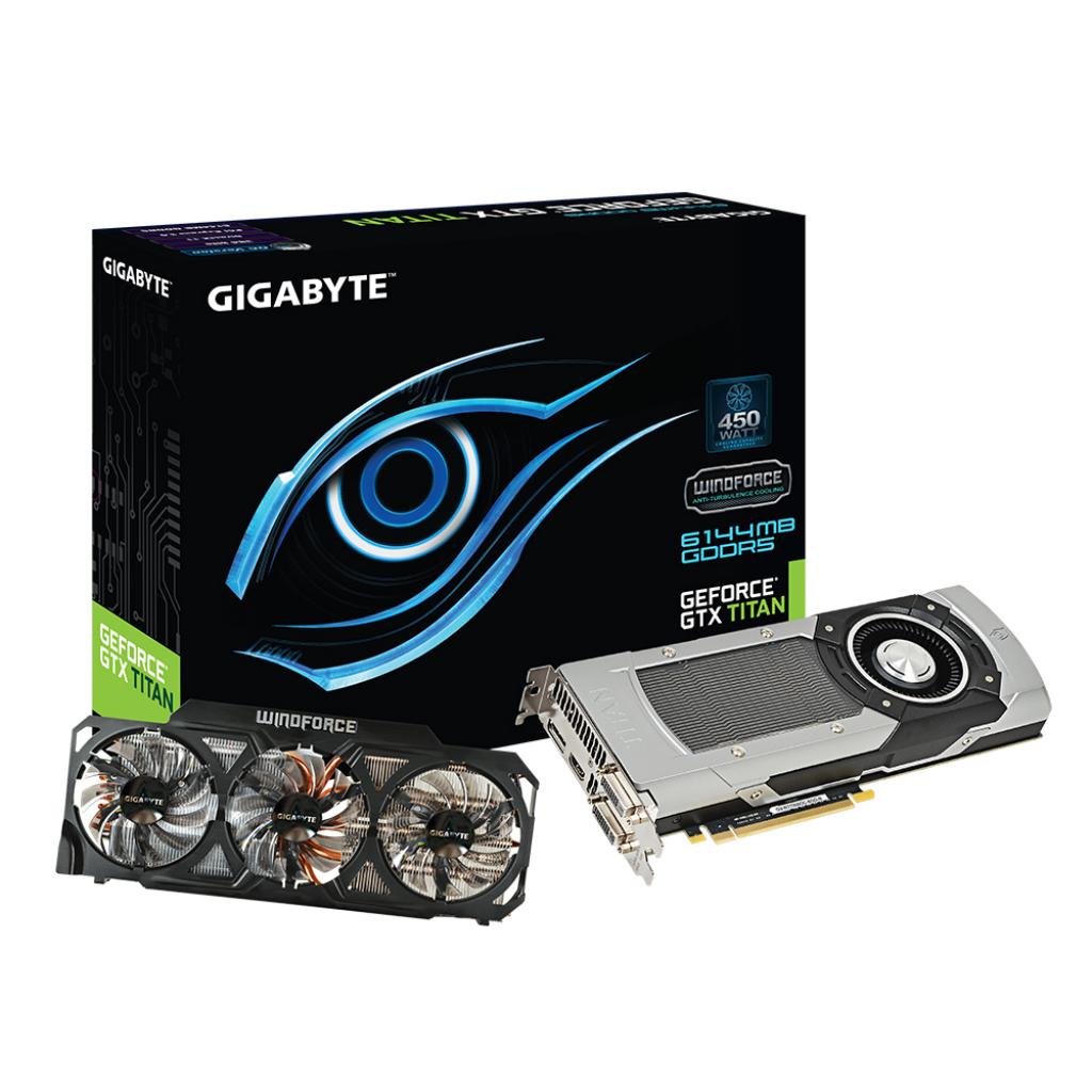 [10/10/2013] Nvidia gestattet bei der GTX Titan ab Werk nur den Referenzkühler. Gigabyte legt seinen bewährten Windforce-Kühler daher zum Selbstaufsetzen bei.