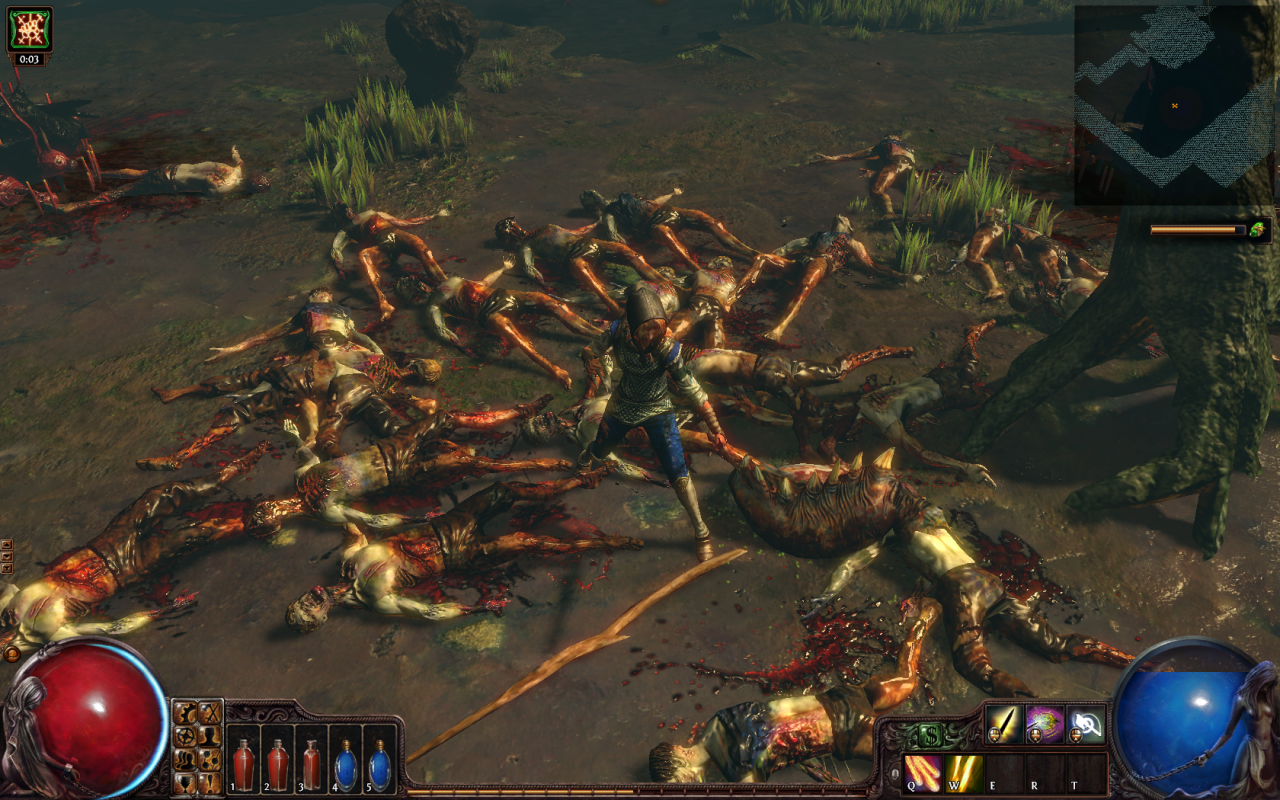 [31/10/2013] Path of Exile im Test: Die Monsterschnetzelei von Grinding Gear Games kostet keinen Cent, sondern ist komplett Free2Play.
