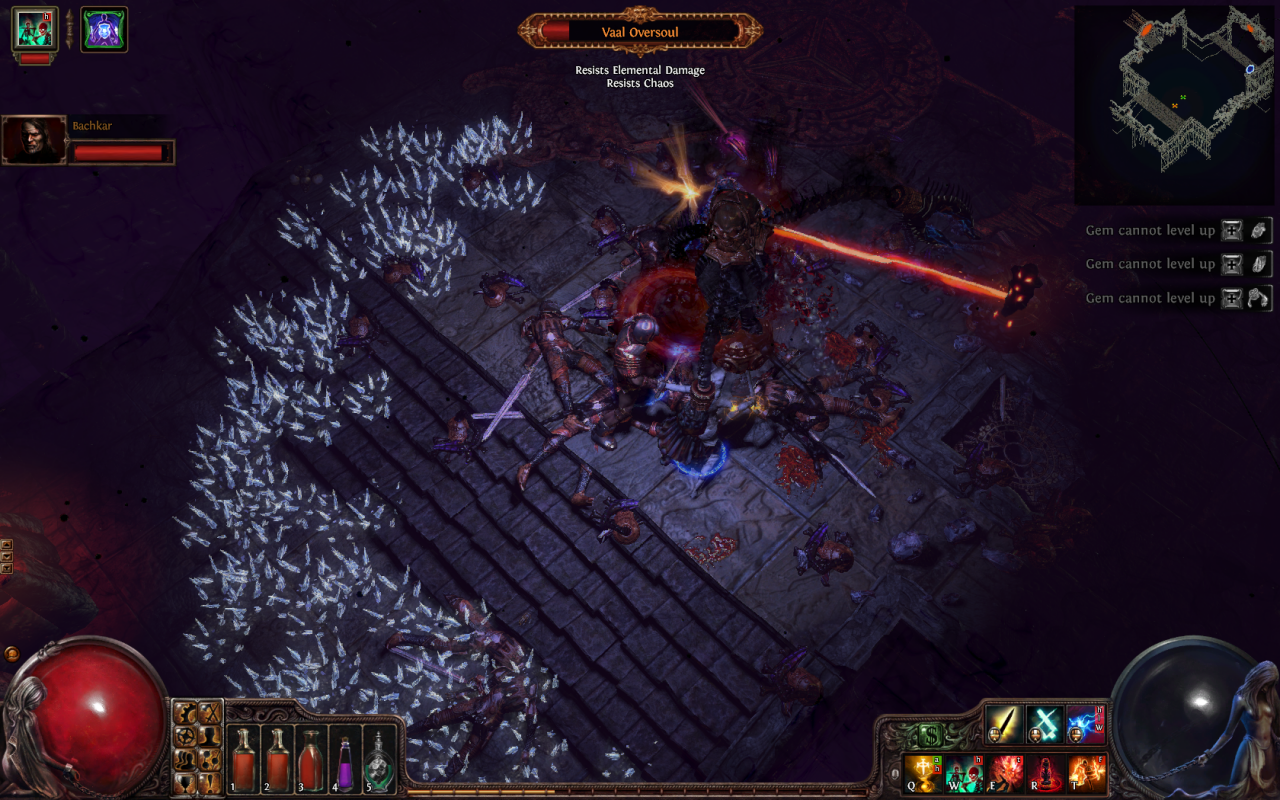 [31/10/2013] Path of Exile im Test: Bossgegner gibt es reichlich und schon auf dem normalen Schwierigkeitsgrad ist der Anspruch mitunter fordernd. Gut so.