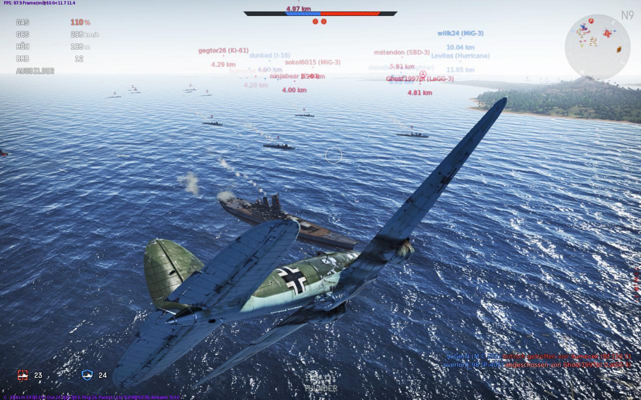 [25/10/2013] War Thunder: Profitipps zu Flugzeugen, Waffen, Taktiken und mehr!