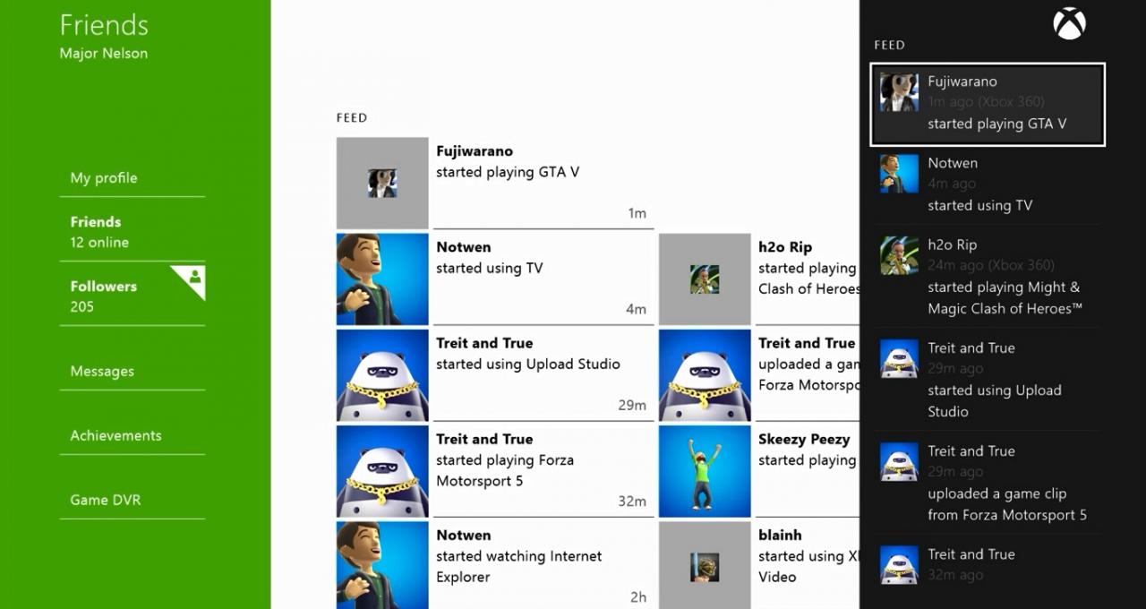 [14/10/2013] Xbox One: DVR-Features, Freundeslisten, Erfolge