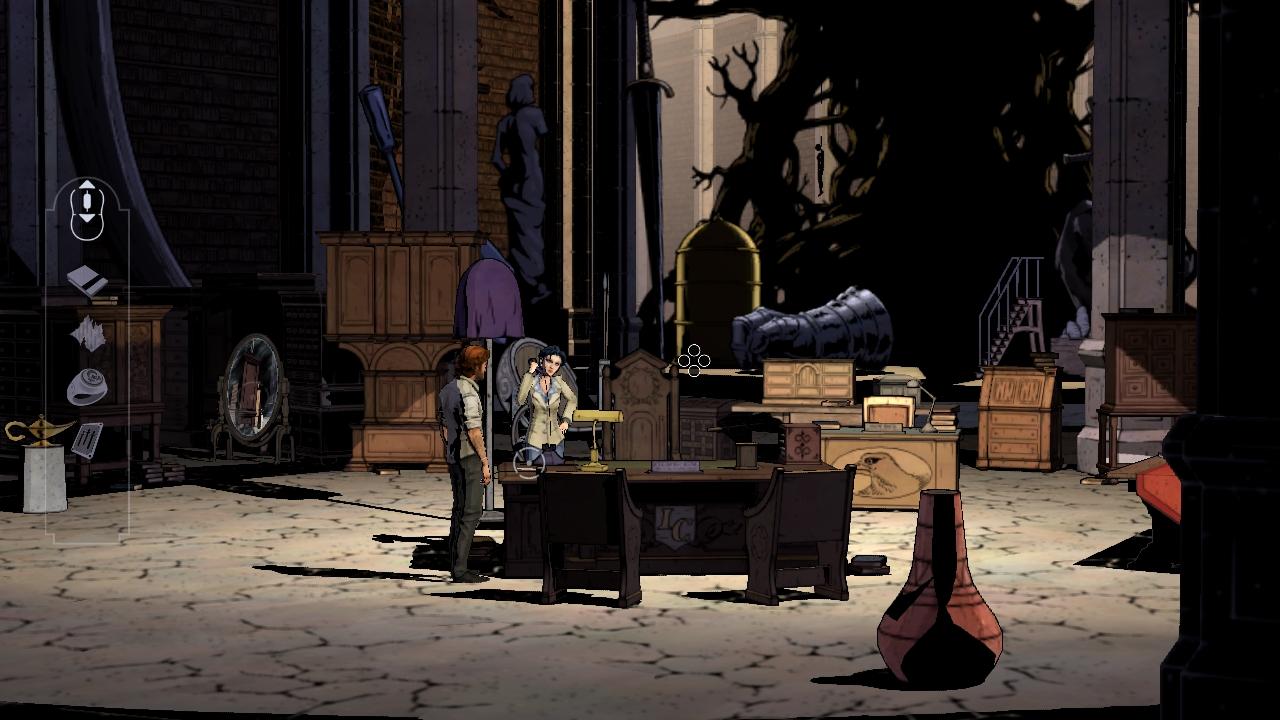 [14/10/2013] The Wolf Among Us im Test - Mehr Adventure ist nicht: An einigen Stellen dürft ihr kleine Areale frei absuchen - wirklich befriedigende Puzzles gibt es aber nicht.
