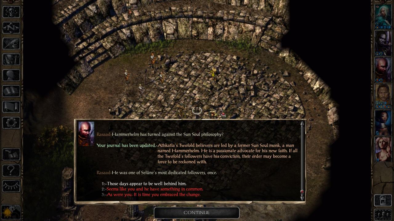 [21/11/2013] Die Dialoge der Rasaad-Questreihe gehören zu den besten der Enhanced Edition.