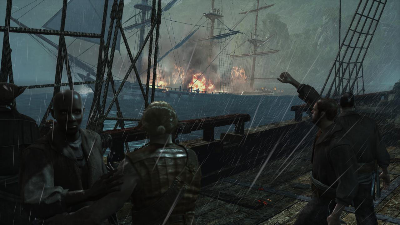 [19/11/2013] Arrrr - aus Assassin's Creed IV: Black Flag könnt ihr so einiges über Navigation auf hoher See lernen. Begriffe wie Steuerbord und Backbord sollten dadurch schnell in euren Alltags-Wortschatz wandern. Außerdem bekommt ihr einen Grundkurs im Umgang mit Schiffskanonen...inklusive jede Menge schweinischen Seemannsgarns. Leinen los und volle Breitseite Backbord!