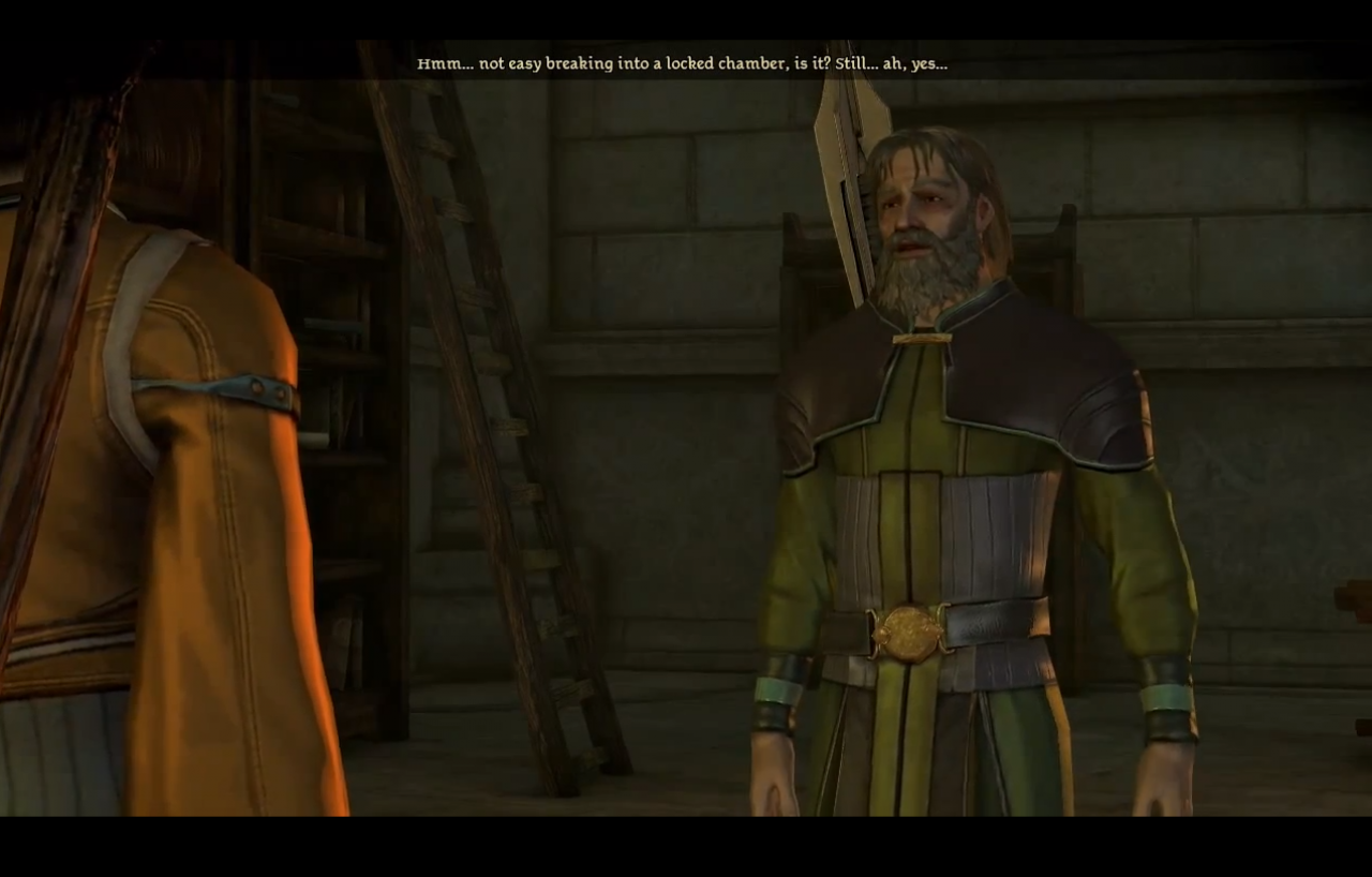 [29/11/2013] Irving hat sich schon ein ordentliches Gesichtsunkraut herangezüchtet. Vom Bartwuchs des Dragon Age: Origins-Charakters können einige Herrschaften der Männerwelt nur träumen. Über den Bartschnitt lässt sich allerdings streiten.