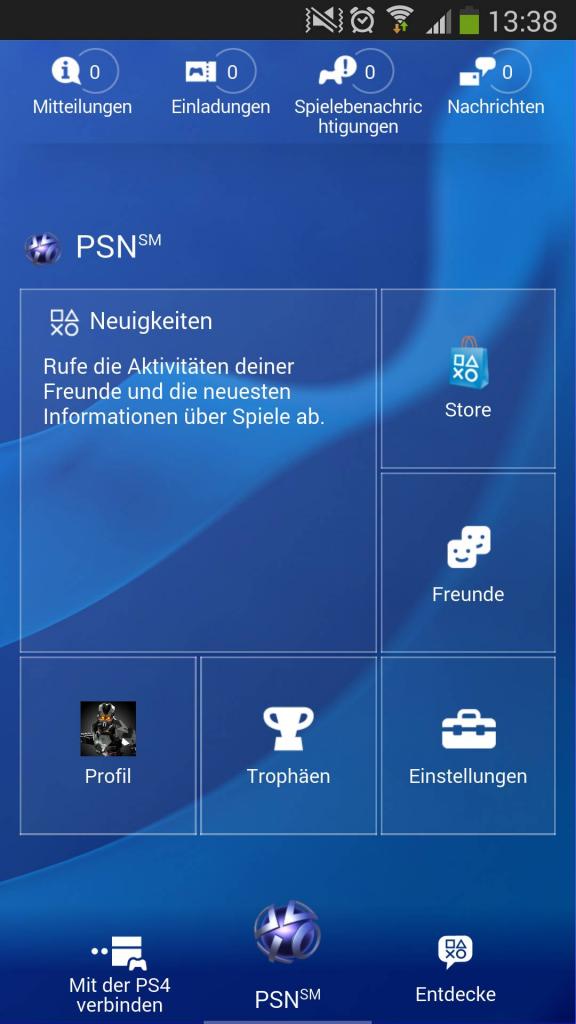 [19/11/2013] Sony hat die PlayStation App als Gratis-Download für Tablets und Smartphones bereitgestellt Ob die kostenlose Software sinnvolle Erweiterungen für PS4 bereithält, klären wir im Praxis-Test. (6)