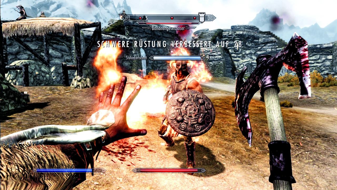 [28/11/2013] Das Talentsystem von Skyrim ist völlig offen - der Spieler lernt und verbessert einfach, was ihm gefällt.