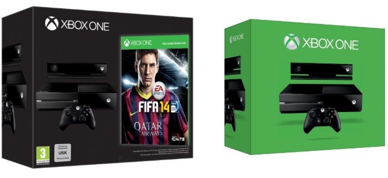 [06/11/2013] Die Pakete der Xbox One zum Launch: Day One (links) und Standard (rechts)