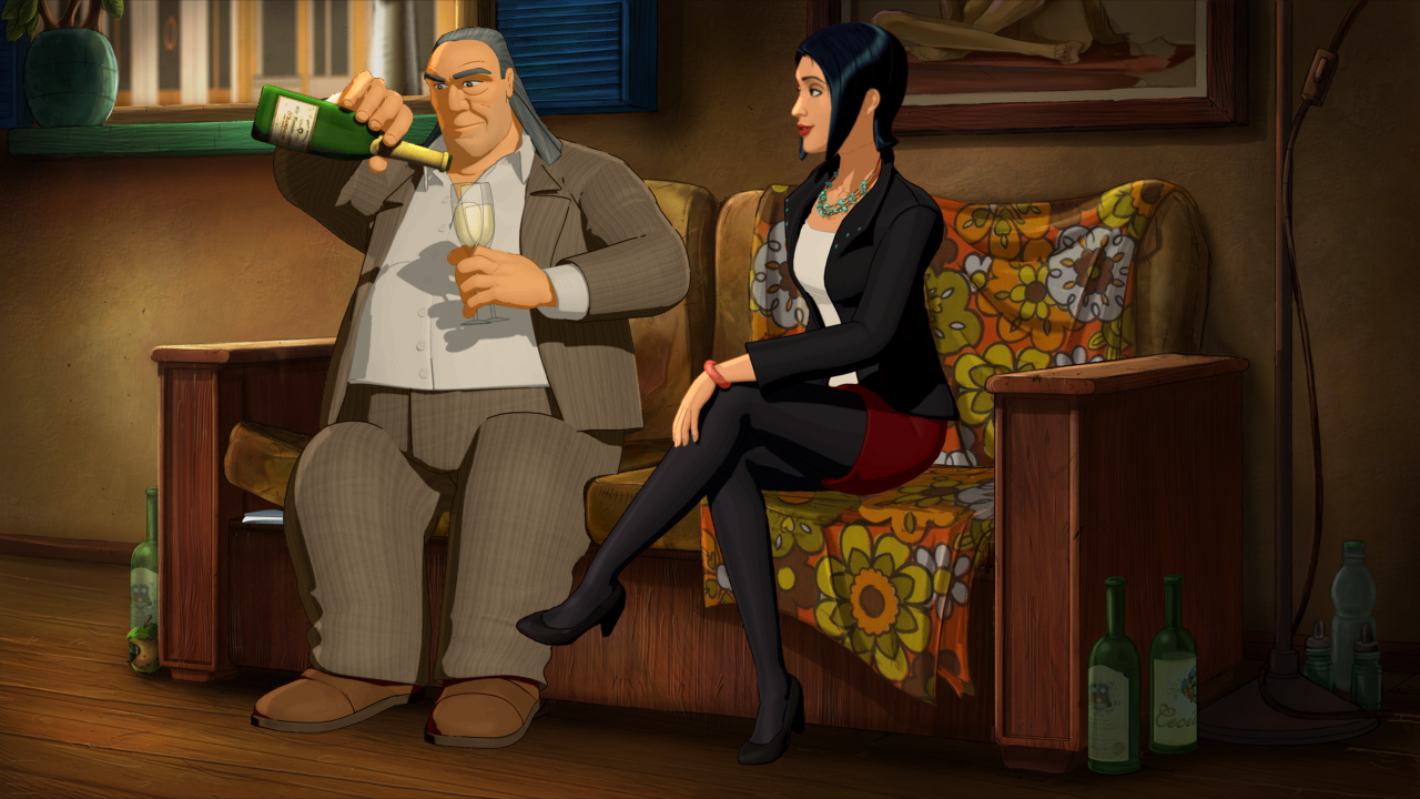 [04/12/2013] Für Nicole Collard, der Partnerin von George Stobbart aus dem Point & Click-Adventure Baphomets Fluch, gehört die elegante schwarze Nylonstrumpfhose zum Standardoutfit und garantiert stilvolles Auftreten in jeder (Über)Lebenssituation.