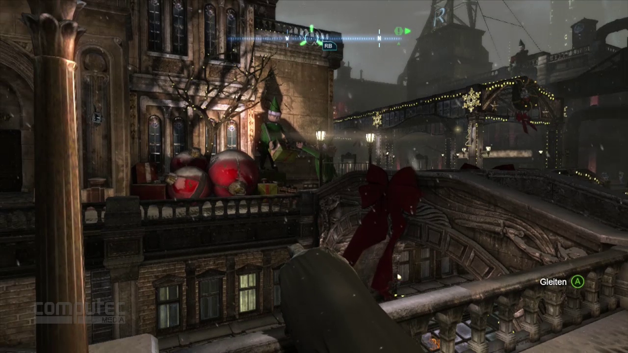 [22/12/2013] Batman - Gotham - Weihnachten. Eine Mischung, die schon bei Tim Burton gut funktioniert hat und die auch Batman: Arkham Origins aufgreift. Leise rieselt der Schnee auf die Stadt des Dunklen Ritters ...