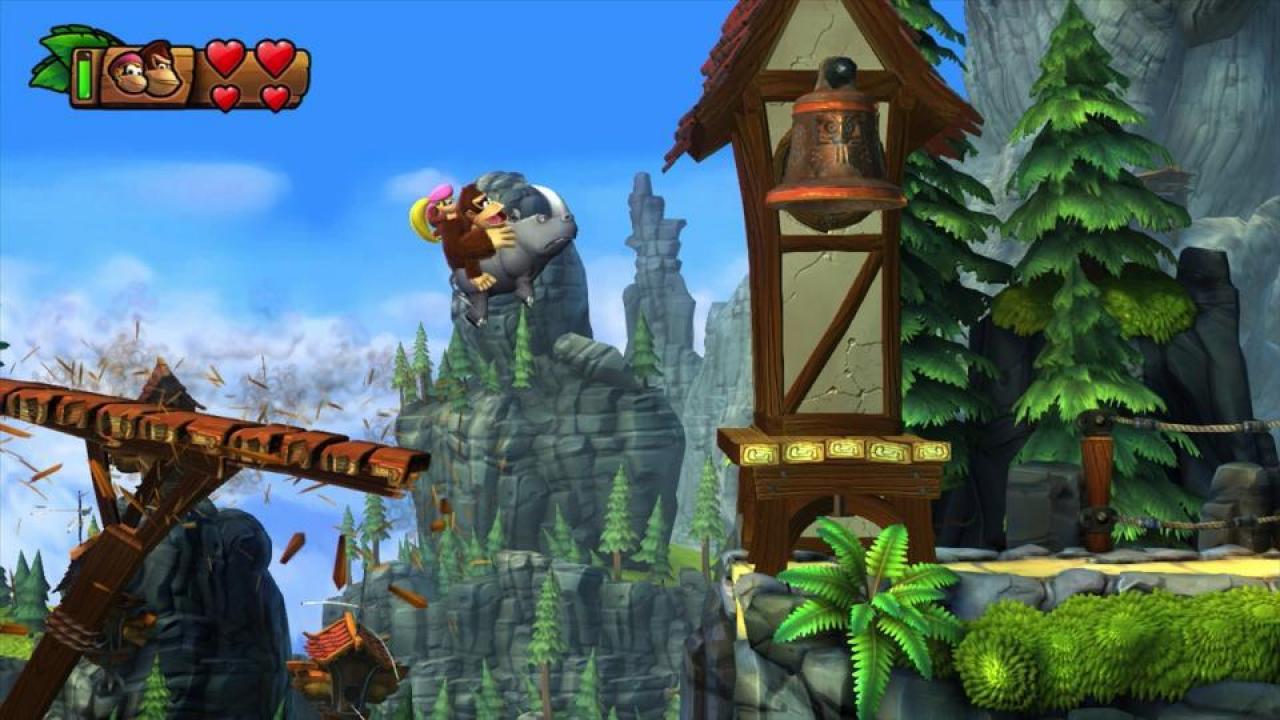[21/01/2014] Wem ein Urlaub auf einer Pferderanch zu langweilig erscheint, sollte es mal mit Donkey Kong Country versuchen. Hier reiten wir auf zerstörungswütigen Rhinozeros Huftiere der etwas anderen Art. Einfach losgaloppieren und so viele Bananen wie möglich einsacken, um das Abendessen zu retten!