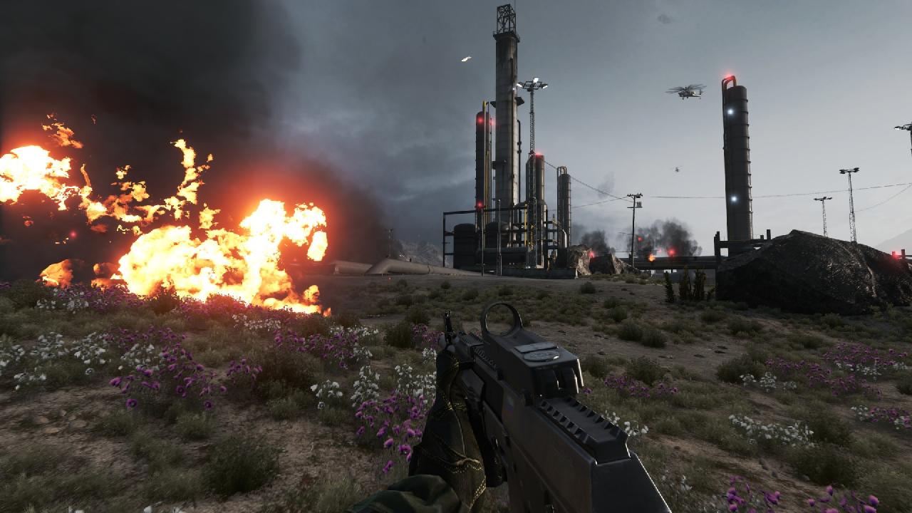 [18/02/2014] Battlefield - Hier werden Schlachten größeren Kalibers ausgeführt. Ob zu Land, Luft oder See - Zwei Teams kämpfen hier um die Vorherrschaft der weitläufigen Schlachtfelder. Und dennoch findet jeder Soldat schnell seinen persönlichen Nemesis. Teamwork ist hier natürlich essentiell, um den Sieg zu erringen. Nebenbei dürften wir unseren Erzfeind im Auge behalten.