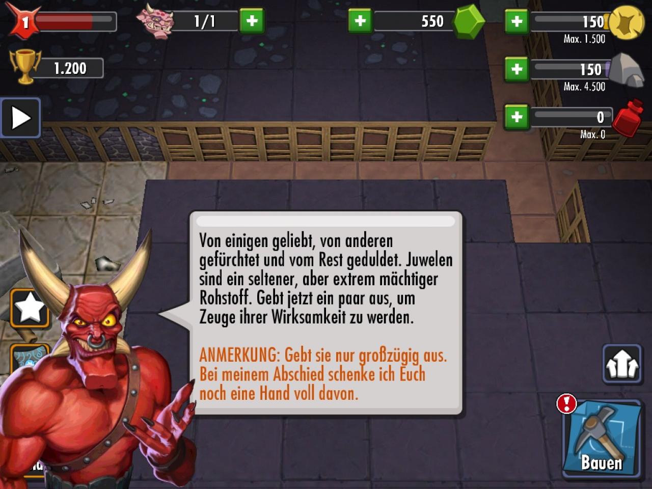 [05/02/2014] Zwar trägt die iOS-Version von Dungeon Keeper den selben Namen, aber viel mehr Ähnlichkeiten mit dem Original hat das Spiel leider nicht.