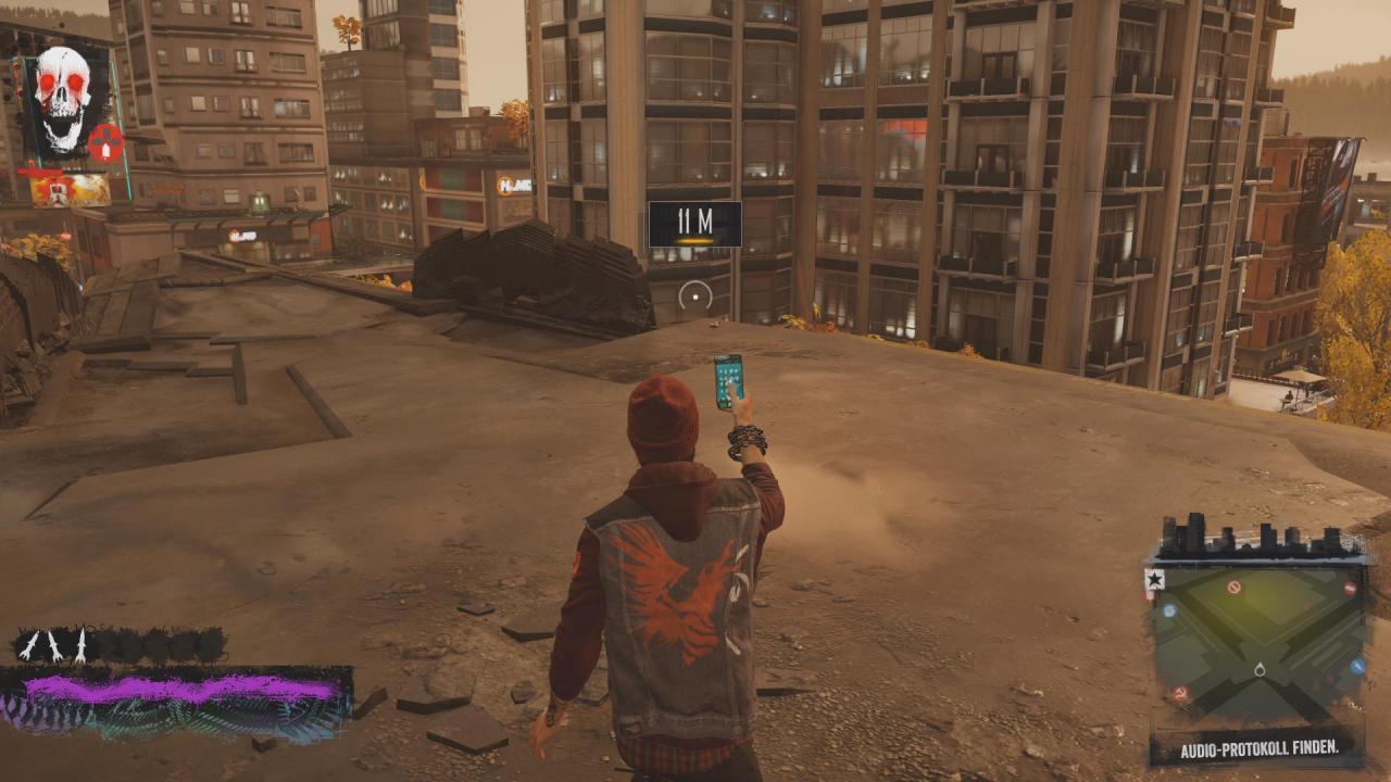 [27/03/2014] Mit euren Conduit-Fähigkeiten Rauch, Neon und Video könnt ihr Seattle zwar schon vor Spielende ordentlich aufmischen, richtig lustig wird InFamous: Second Son allerdings erst, wenn ihr Augustine ihre Beton-Kraft raubt. Und zufälligerweise ist es dringend notwendig, dass die Straßen von D.U.P.s gesäubert werden...