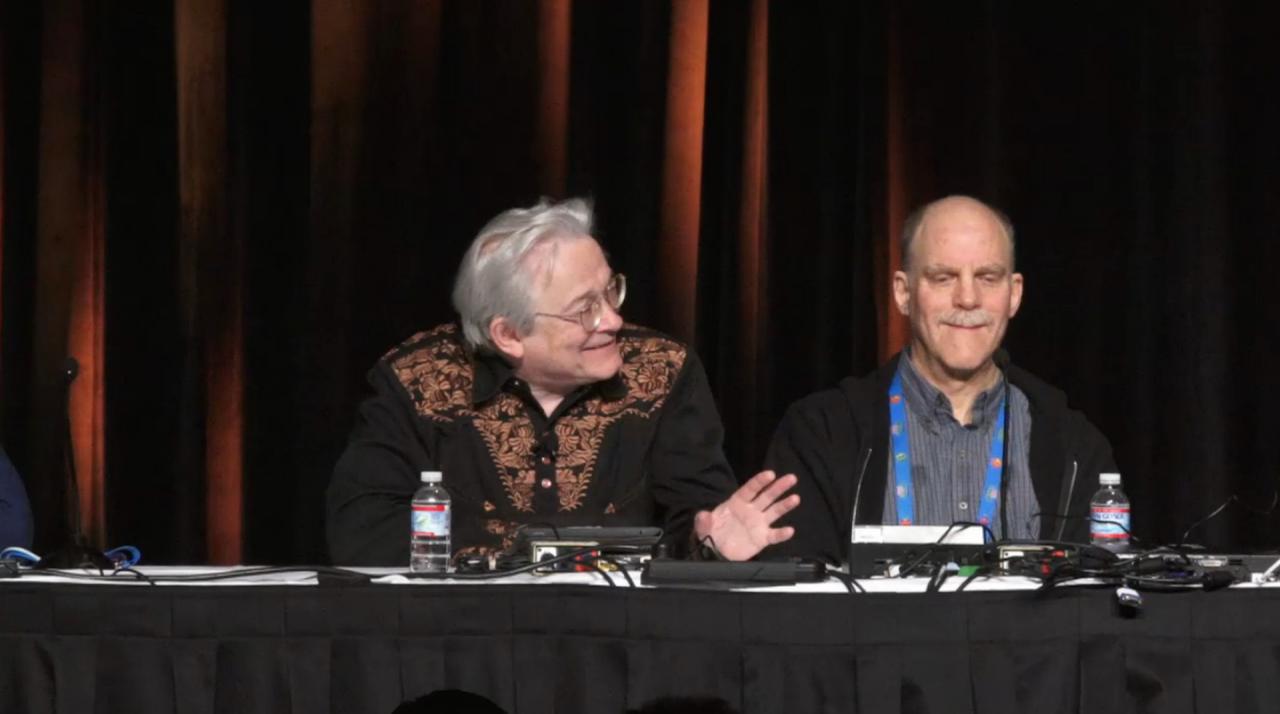 [21/03/2014] Auf der GDC 2014 sprachen Entwickler wie Ron Gilbert über ihre Zeit bei LucasArts und die Zusammenarbeit mit George Lucas. (4)