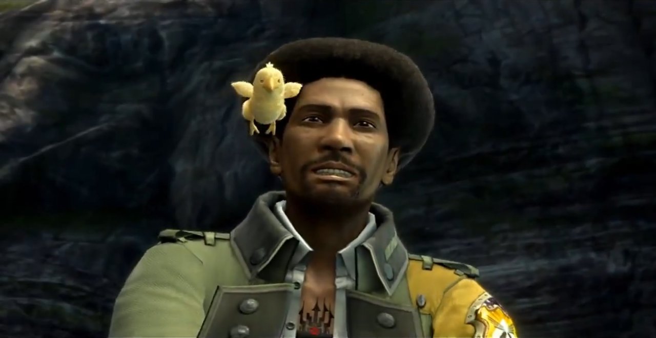[15/04/2014] Klein und flaumig ist das namenlose Chocobo-Küken in Final Fantasy XIII, das in Sazh Katzroys Haaren wohnt. Das Küken ist zwar niedlich, spielt aber im Spiel keine weitere Rolle. Somit denken wir, dass es der Fantasie eines japanischen Hühnchen-Fans entsprungen ist.