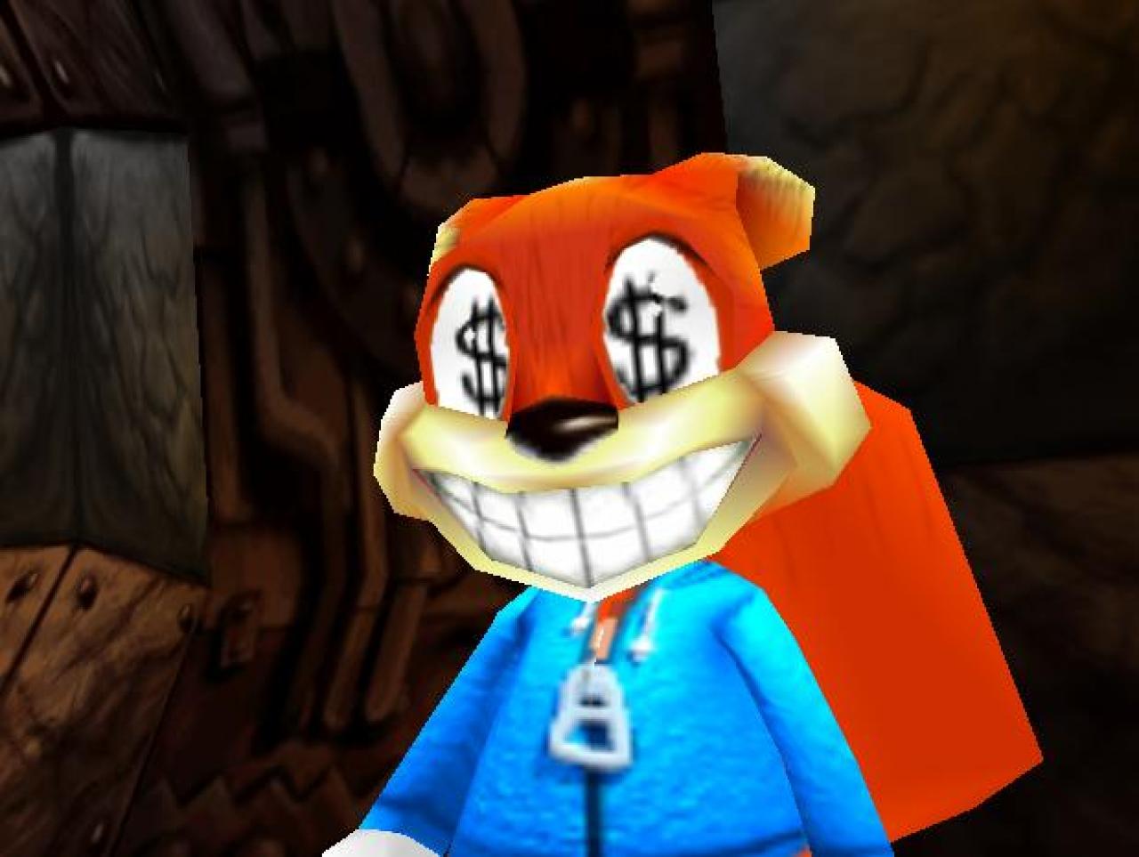 [01/04/2014] Das rote Eichhörnchen Conker aus Conker's Bad Fur Day ist dem alkoholischen Genuss ganz und gar nicht abgeneigt! Im Spiel begebt ihr euch nach einer durchzechten Nacht in der Bar auf den Nachhauseweg. Kein leichtes Unterfangen, denn der Panther-König, dessen Tischbein gebrochen ist, hat es auf euch abgesehen. Laut seines Schloss-Doktors muss zur Reparatur des Tisches ein rotes Eichhörnchen gefangen werden.