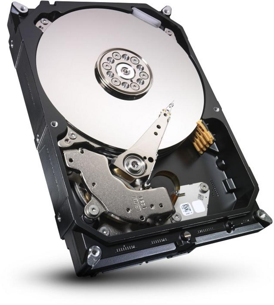 [17/04/2014] So sieht das Innere einer Festplatte aus - hier ein Modell von Seagate