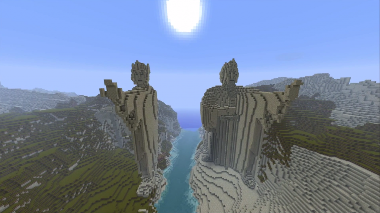 [21/05/2014] Die Landschaften von Der Herr der Ringe sind eine solche Augenweide, dass man sie einfach in Minecraft nachbauen muss. Zwar ist das leichter gesagt als getan, aber einige fleißige Hobby-Bauarbeiter haben sich nicht abschrecken lassen und diese Mammut-Aufgabe mit einem erstaunlichen Ergebnis gemeistert. Stundenlang kann man sich in der Klötzchen-Welt von Mittelerde aufhalten.