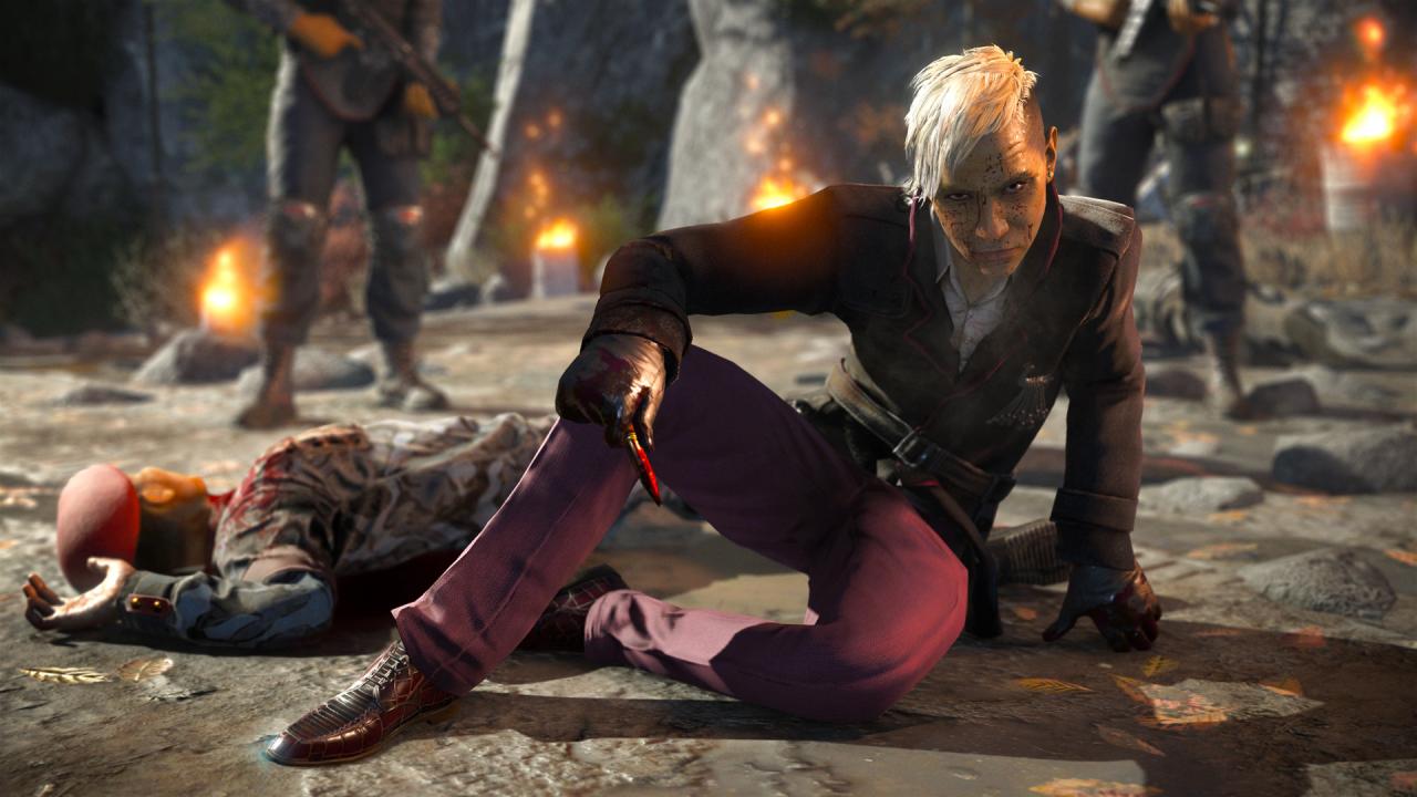 [12/06/2014] Im Open-World-Shooter Far Cry 4 bekämpft ihr Pagan Min, den Diktator von Kryat. Min ist ein ambivalenter Charakter. Einerseits verfügt er über Intelligenz und Charm, andererseits tötet er gewissenlos jeden der ihm im Weg steht.