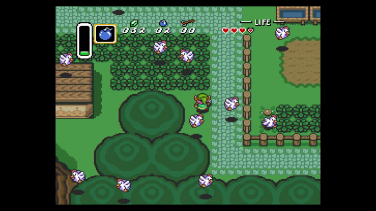 [02/06/2014] Die Hühner, die in Zelda munter durch die Gegend flattern, scheinen keinem anderen Zweck zu dienen, als nett auszusehen. Doch wir, als erfahrene Spiele, können das natürlich nicht glauben und verprügeln das Federvieh erst einmal ordentlich. Vielleicht kann man sie mit ein paar gezielten Schlägen durch unser Schwert zum Handeln zu bewegen. Aber die Rache der Hühner kommt sofort und mit einer ganze Armee von Gleichgesinnten wollen sie unserem infantilen Treiben ein Ende bereiten.