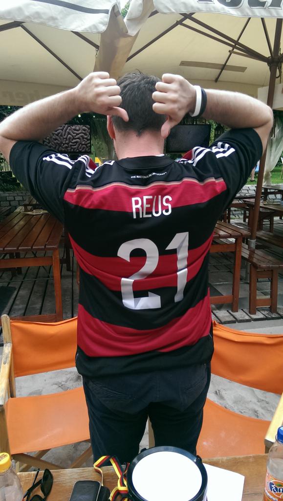 [06/06/2014] Andy im Reus-Trikot. Trotz fehlendem 