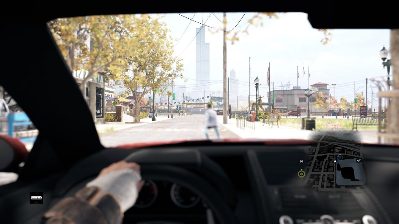 [09/07/2014] Watch Dogs - Man muss nicht auf den Straßenverkehr achten oder rechts ranfahren, um Jam Coms und anderen Hightech-Kram zu basteln. Einfach ab und durch!