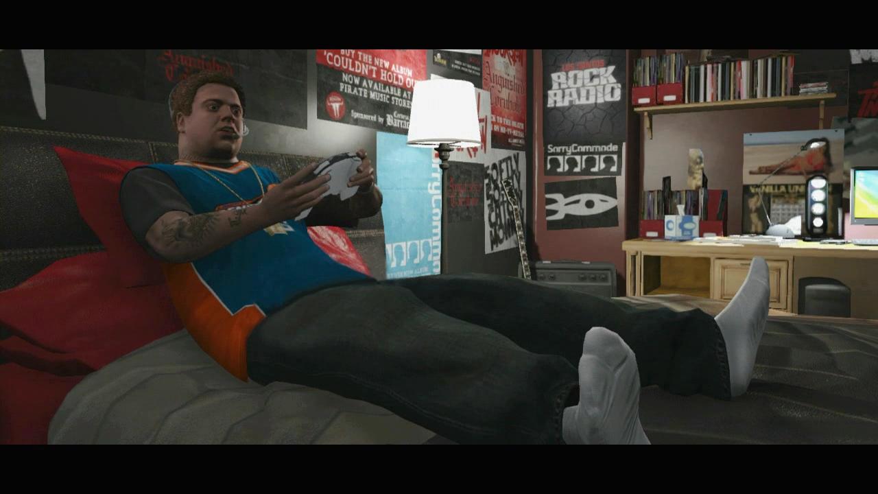 [11/07/2014] Jimmy de Santa aus GTA 5 ist eine Parodie auf das, was sich viele Leute unter einem Gamer vorstellen. Arbeitslos, übergewichtig und den ganzen Tag am zocken. Ein böses Vorurteil, doch das Spiel mit den Klischees gehört zum Markenzeichen der Kultserie von Rockstar Games.