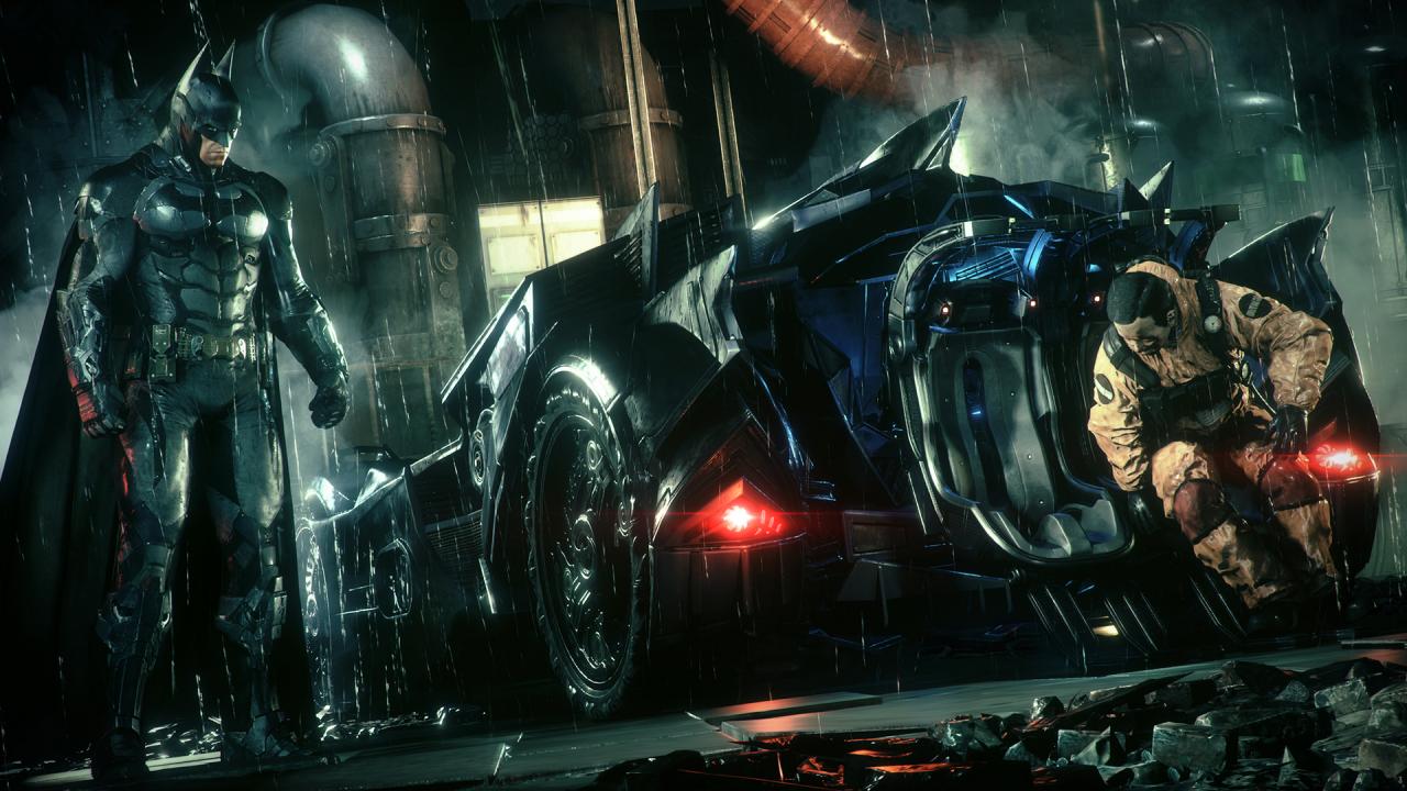 [18/08/2014] Wenn euch das aber zu umständlich ist, könnt ihr euch auch das Batmobil aus Batman Arkham Knight zulegen. Der gepanzerte Wagen im Fledermaus-Design ist ein echter Hingucker und mit den eingebauten Waffen schafft ihr euch nervige Verkehrsteilnehmer per Knopfdruck aus dem Weg. Der Stress im Berufsverkehr gehört somit der Vergangenheit an.