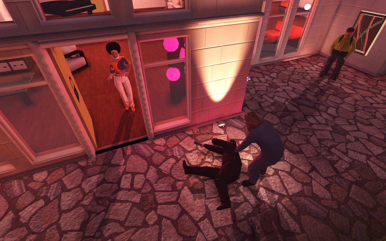 [06/08/2014] Die Protagonisten von Crookz - The Big Heist sind so etwas wie die rabiaten Brüder der Sims. Im kitschigen 70er Jahre-Flair planen wir Einbrüche und Raubzüge - inklusive Austin Powers-Frisuren und Blümchentapete! Für diesen Geheimtipp danken wir nightknight!
