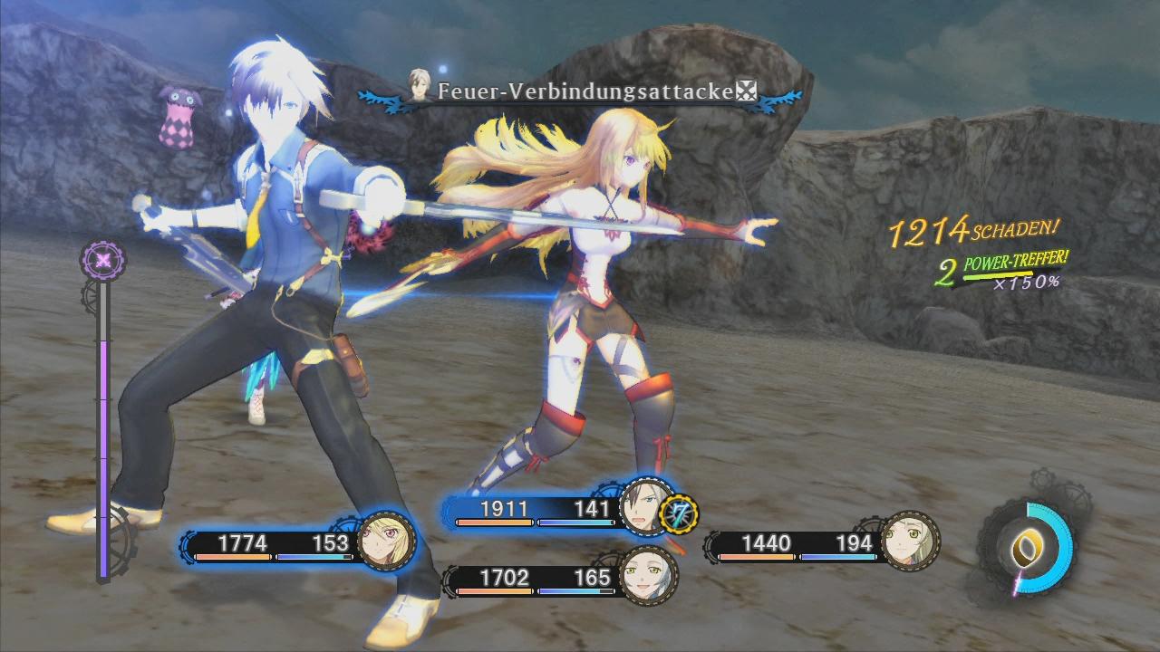 [22/08/2014] Verbunden: In Tales of Xillia 2 kommt erneut das Link-Kampfsystem zum Einsatz. Eure Helden kämpfen also stets im Duo und erhalten dadurch Vorteile.