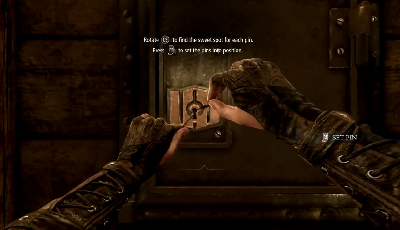 [11/08/2014] Wie ein echter Meisterdieb Schlösser knackt, bekommt ihr in Thief 3 gelehrt. Dank Meister Garrett werden verschlossene Türen für euch nie wieder ein Hindernis darstellen.