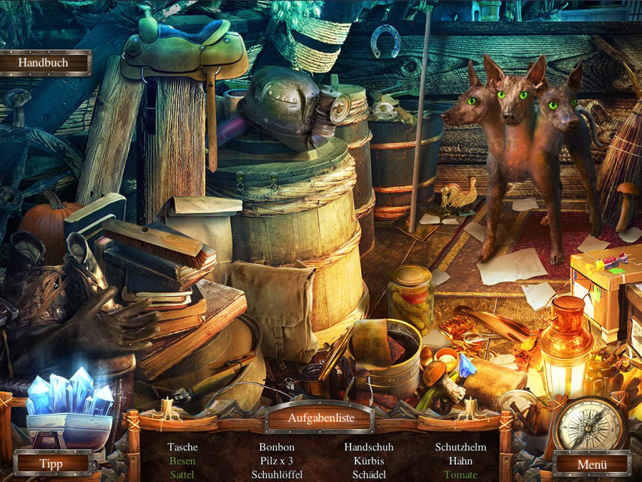 [01/09/2014] Unlogische Zusammenhänge in Adventures und WimmelbildspielenWer hat sich nicht schon mal über die Logik von Point-and-Click-Adventures und Wimmelbildspielen geärgert? Also mal die ausgenommen, die so was nicht spielen. Manchmal möchte man sich da doch einfach nur an den Kopf packen. Nehmen wir einmal die Spiele aus der Grim-Tales-Reihe. Wir können natürlich nicht den Schrank öffnen, der mit einem einfachen Brett in einer Aufhängung verriegelt ist, indem wir besagtes Brett entfernen. Nein, wir brauchen unbedingt die Säge, die irgendwo drei Screens zuvor zu finden ist, um es auseinander zu sägen. Die Logik lässt grüßen!