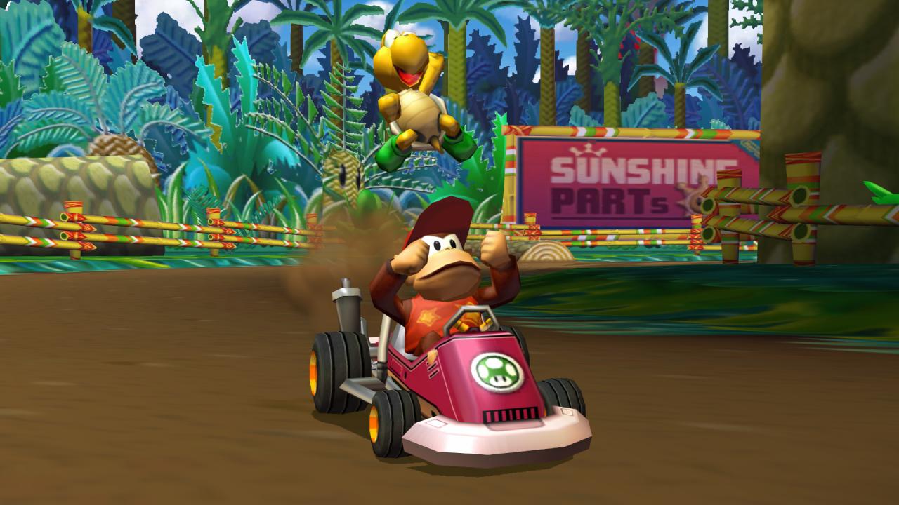[23/09/2014] Und blubb - schon schwimmt das geliebte Kart wieder in der Lava. Die Feuerwelten der Mario Kart-Reihe waren schon immer die Kniffeligsten. Meistens waren sie allerdings auch die am schönsten designtesten Aufenthaltsorte.