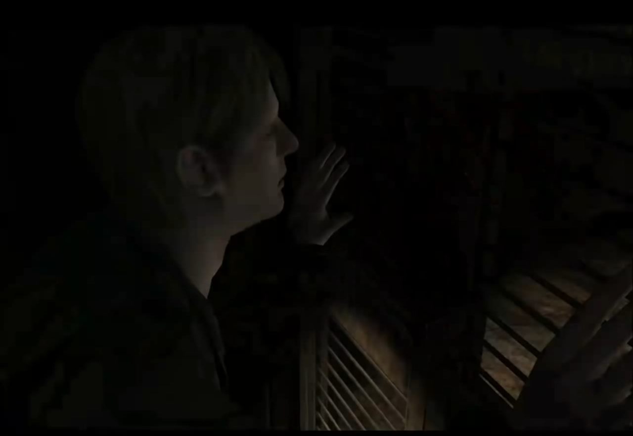 [22/09/2014] Ähnlich wie wir hat auch Pyramid Head in Silent Hill 2 etwas gegen die fiesen Monster dort. Abgesehen davon, dass er selbst eines der Silent-Hill-Ungeheuer ist. Wie groß seine Abneigung ist, sehen wir, wenn wir in dem Raum platzen, während der Geselle mit dem Verkehrshütchen als Kopf zwei Mannequins den Gar ausmacht. Geschwind schlüpfen wir in einen Schrank, der ganz zufällig dort bereit steht und hoffen, dass alles gut geht.