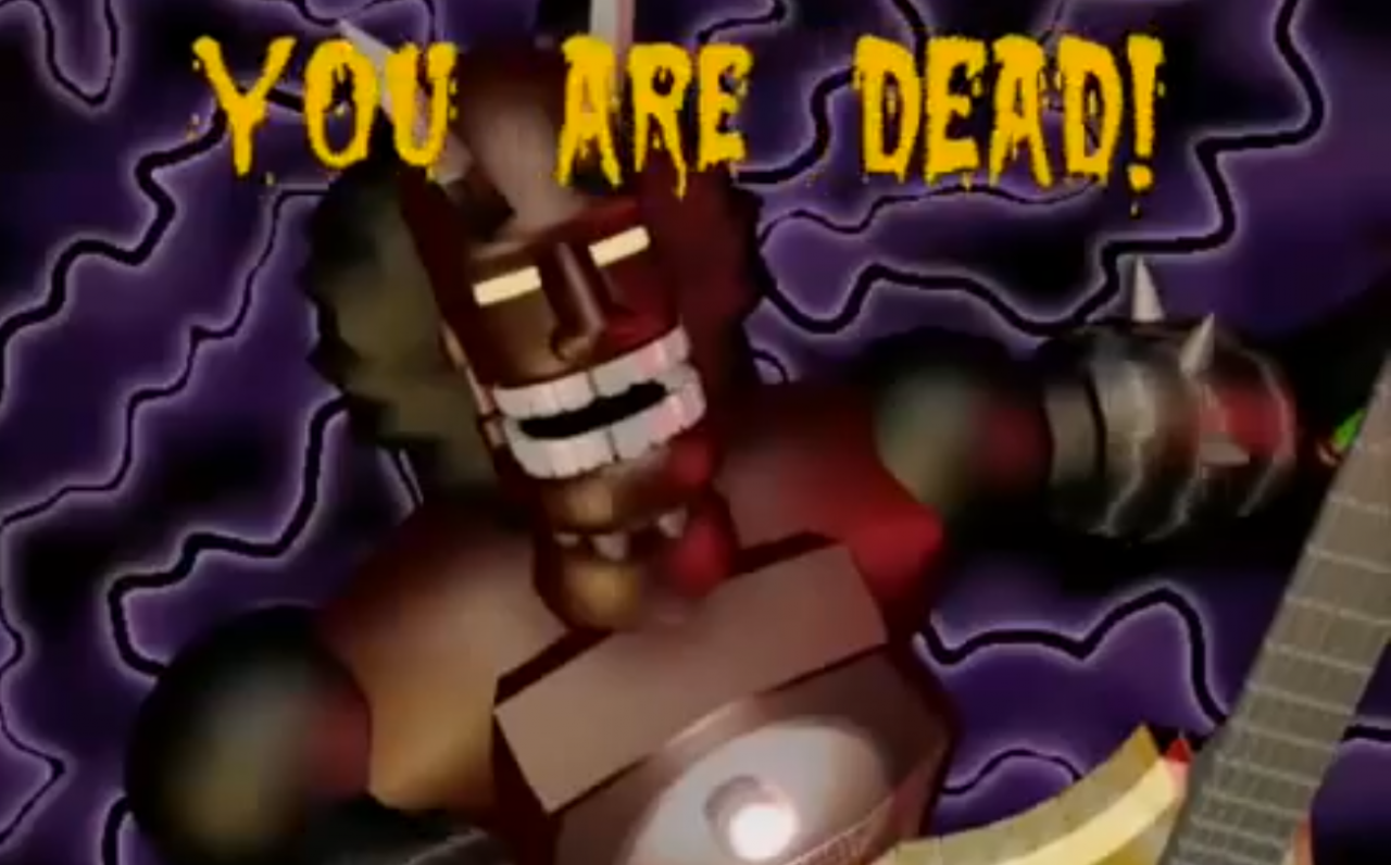 [18/09/2014] Total Distortion an sich ist schon ein Spiel, das ziemlich eigen ist. Und ebenso... besonders ist auch der Game-Over-Screen, wenn wir in der Distortion Dimension gegen Guitar Warriors in musikalischen Duellen verlieren. Der Song, mit dem wir dann beschallt werden, kann sich zwar zu einem fiesen Ohrwurm entwickeln, besonders nett ist es aber nicht.