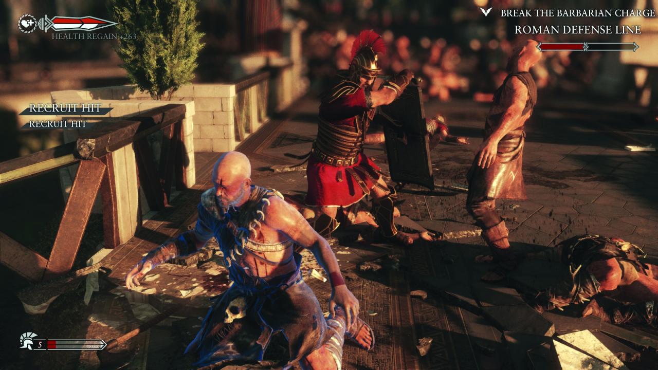 [16/09/2014] Cryteks Ryse: Son of Rome erzählt die Geschichte vom fiktiven General Marius, der gegen eine Invasion der Barbaren ankämpft.