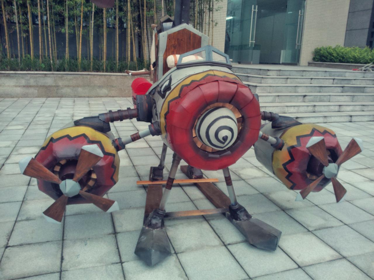 [14/10/2014] Ein WoW-Spieler aus China ist so sehr von goblinischen Gyrocoptern angetan, dass er sich kurzerhand selbst ein detailgetreues Replikat baut.